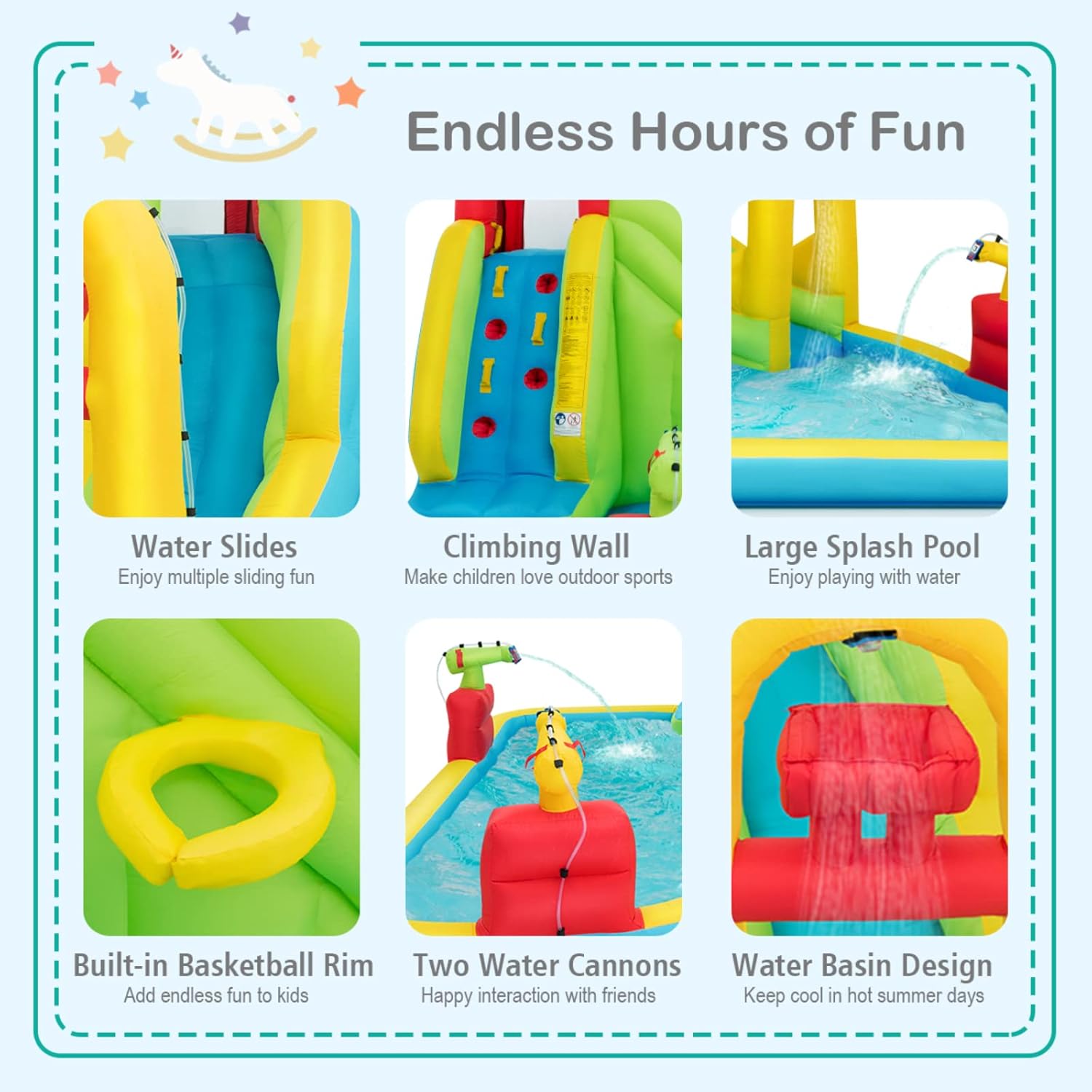Mega Inflatable Water Park Bou – Kids Outdoor Fun Bewertung und Preis