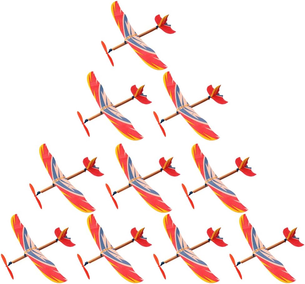 10PCS Airplane Model Rubber Ba – Kids Outdoor Fun Bewertung und Preis