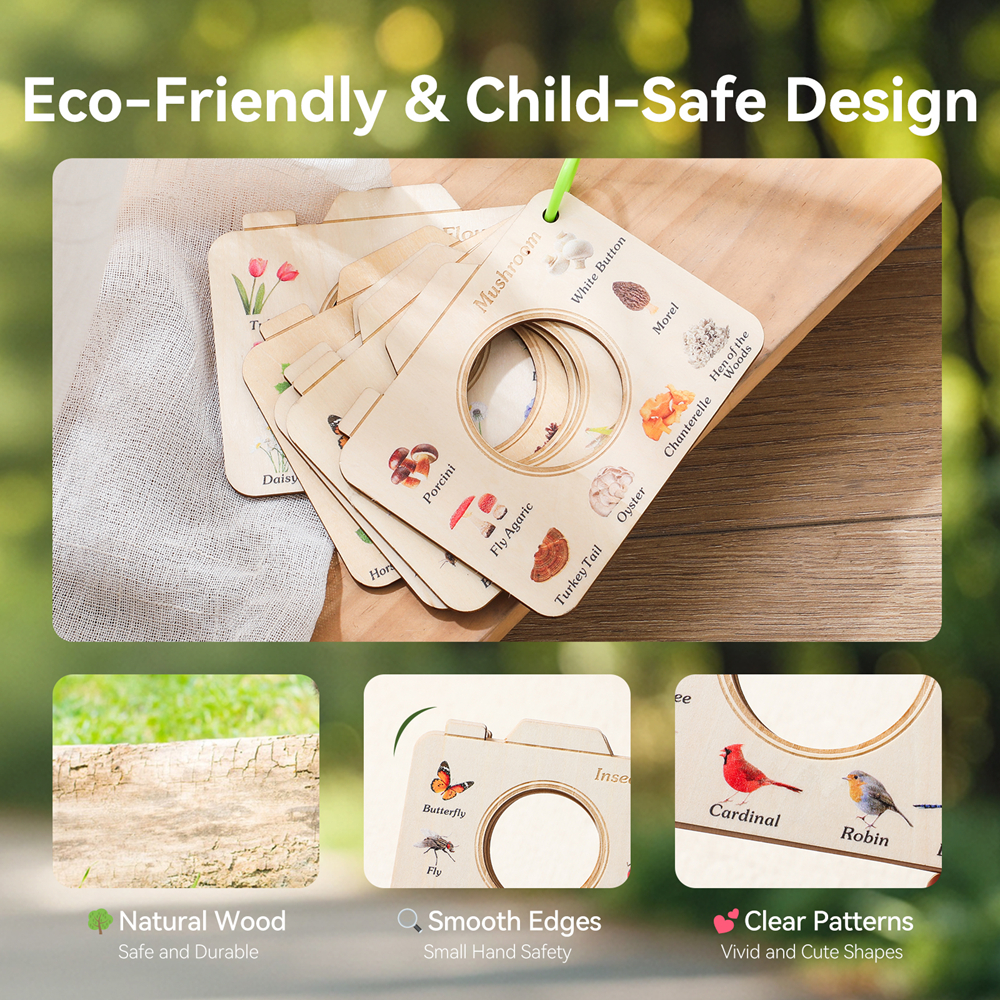 Wooden Camera Shape Nature Cog – Kids Outdoor Kit Bewertung und Preis