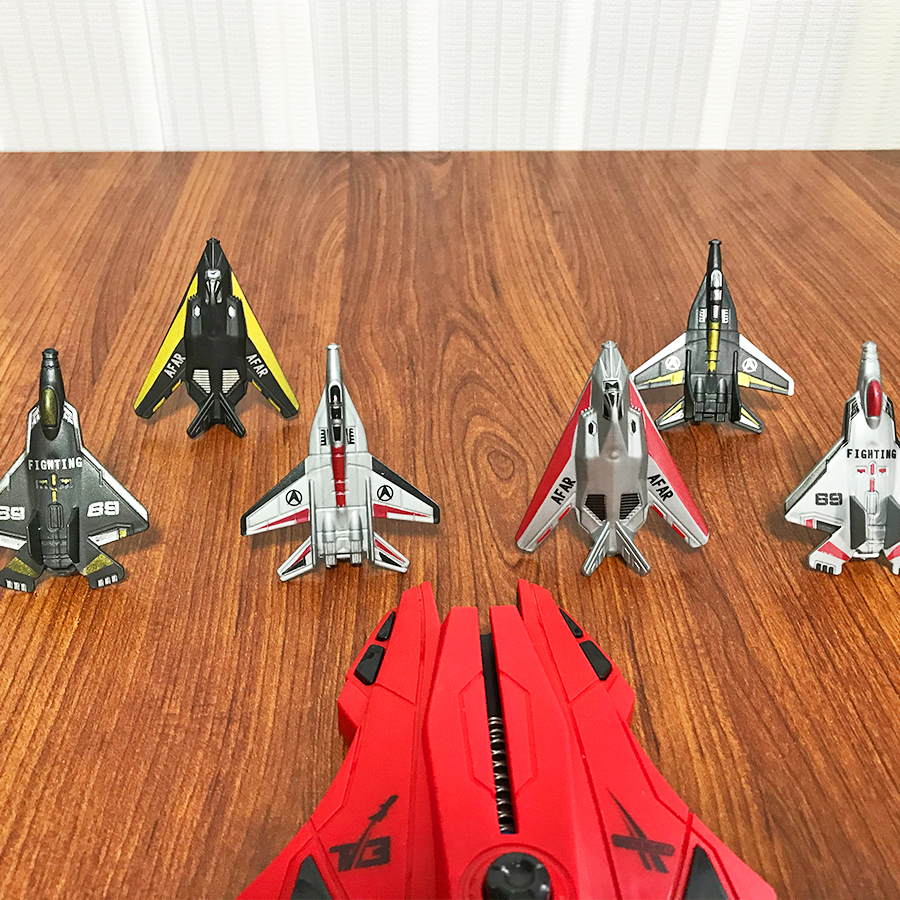 6pcs Fighter Plane Red Launche – Kids Outdoor Fun Bewertung und Preis
