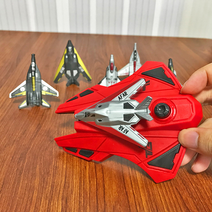6pcs Fighter Plane Red Launche – Kids Outdoor Fun Bewertung und Preis
