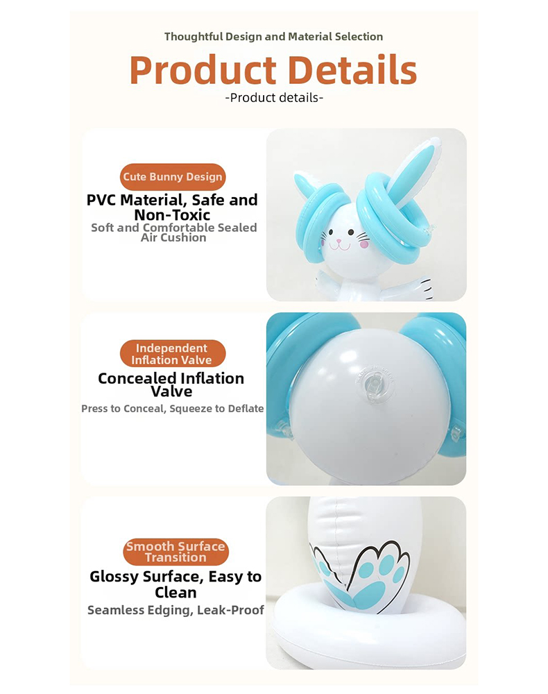 Easter Inflatable Bunny Ring T – Kids Outdoor Toys Bewertung und Preis