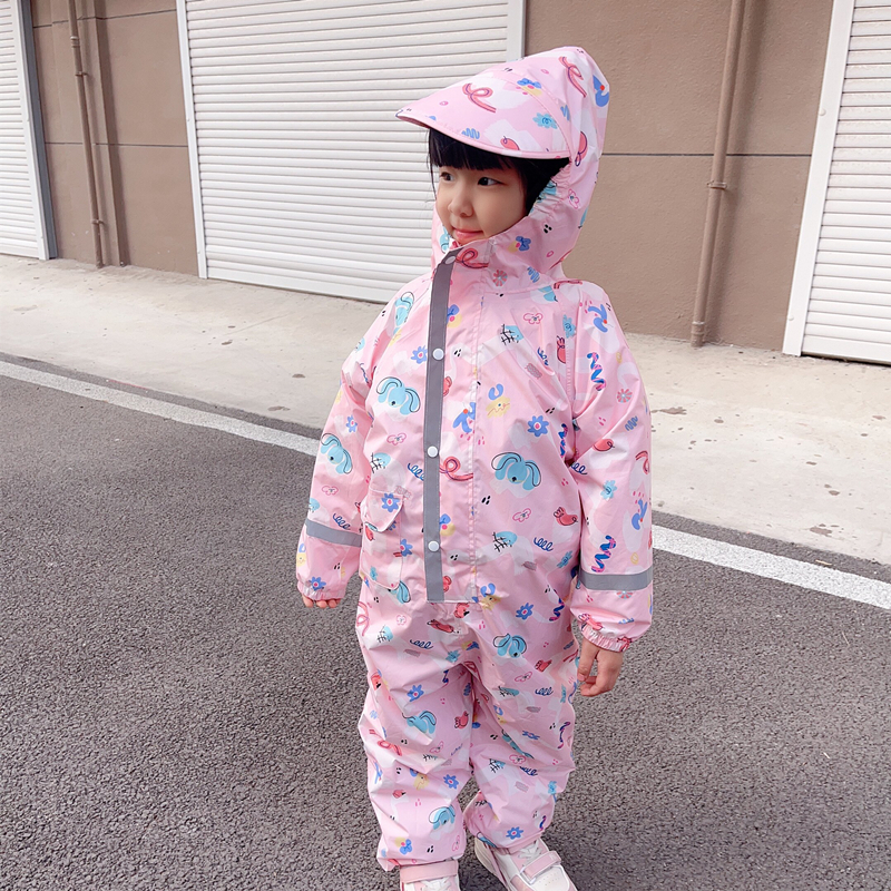 Cartoon Kids One Piece Rain Su – Kids Outdoor Jumpsuit Bewertung und Preis