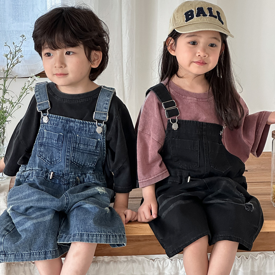 2026 Summer Unisex Kids Denim  – Kids Outdoor Jumpsuit Bewertung und Preis