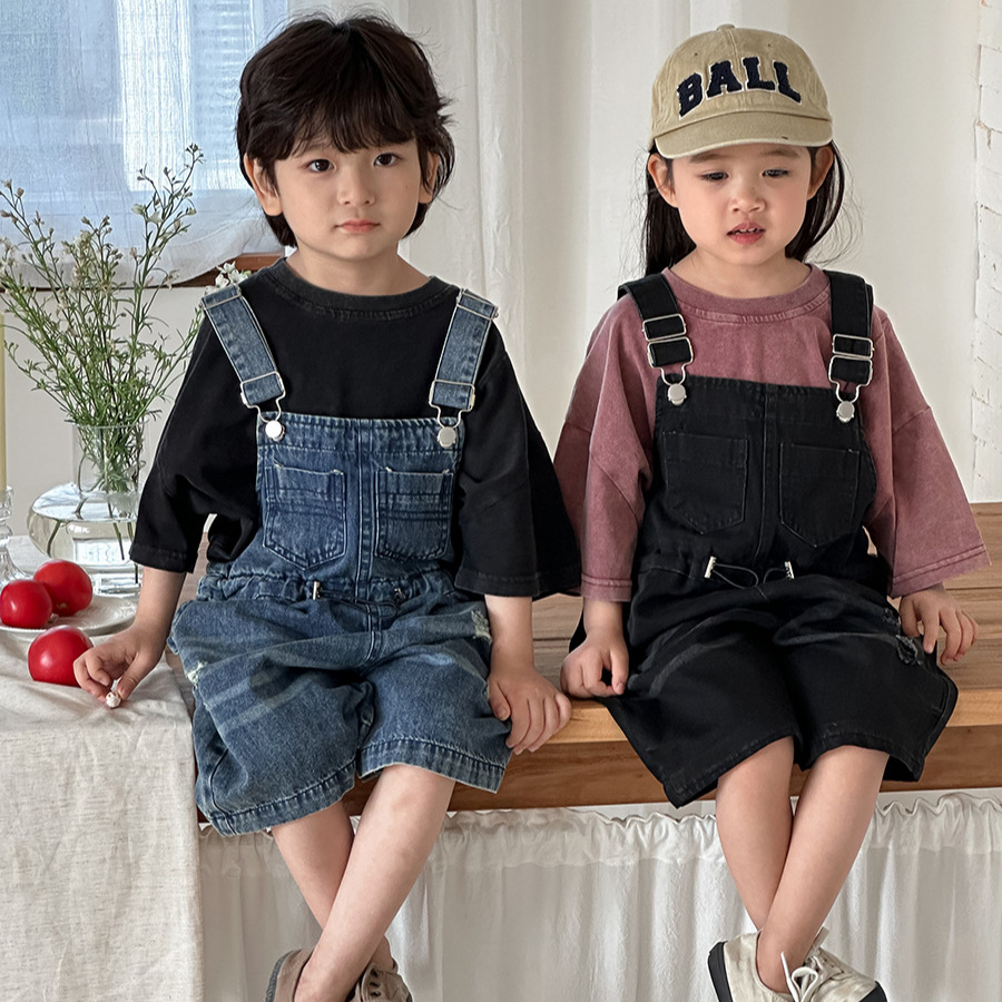 2026 Summer Unisex Kids Denim  – Kids Outdoor Jumpsuit Bewertung und Preis