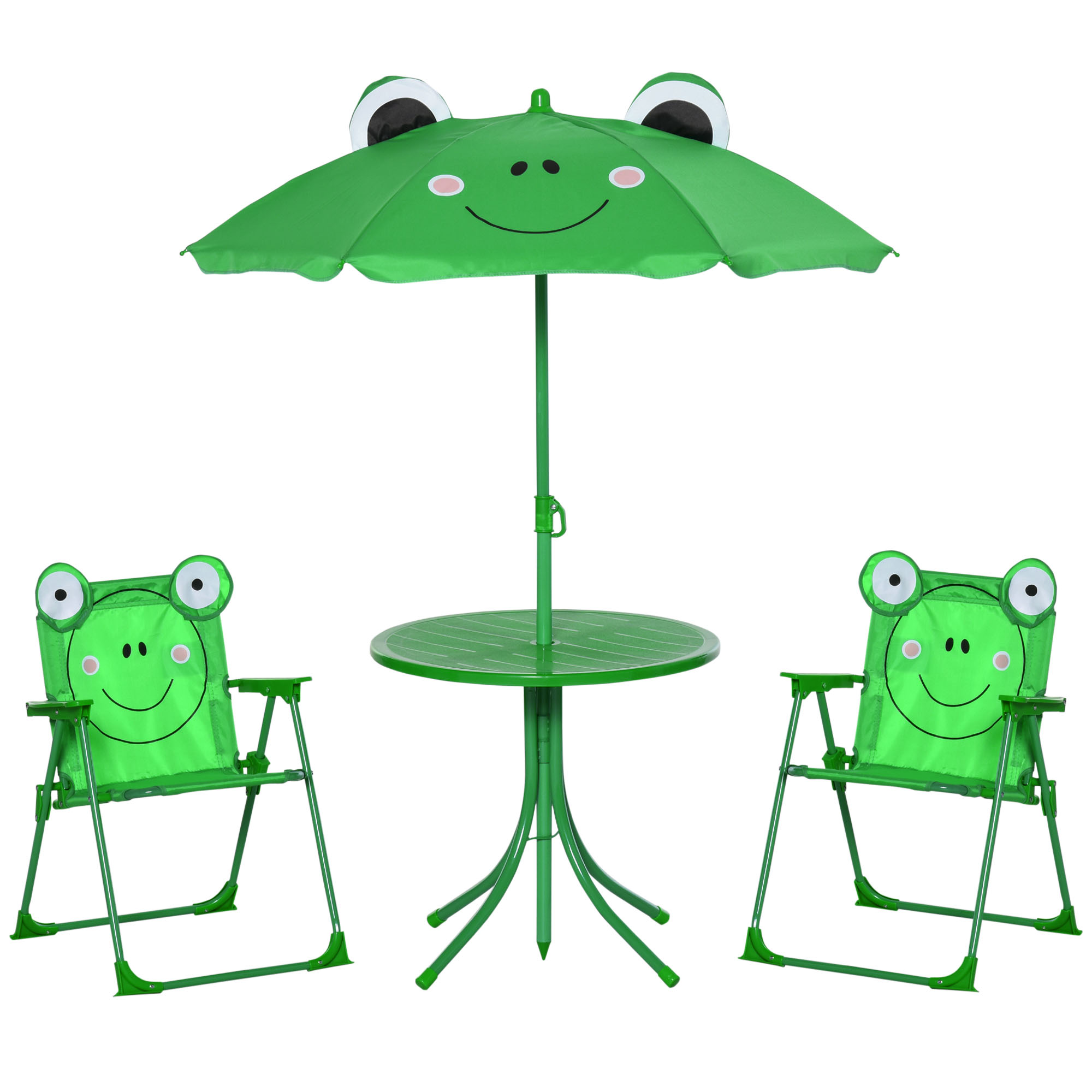 Fun Portable Kids Folding Tabl – Kids Outdoor Table And Chairs With Umbrella Bewertung und Preis