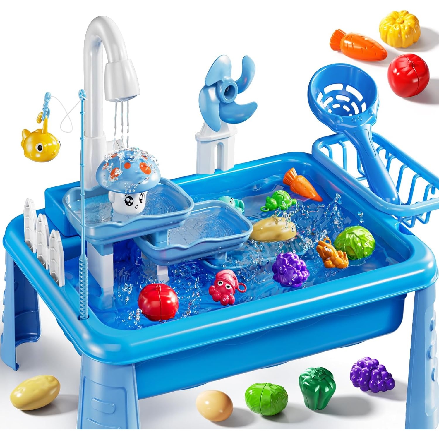 Water Table Play Sink Toy for  – Kids Outdoor Picnic Table Bewertung und Preis
