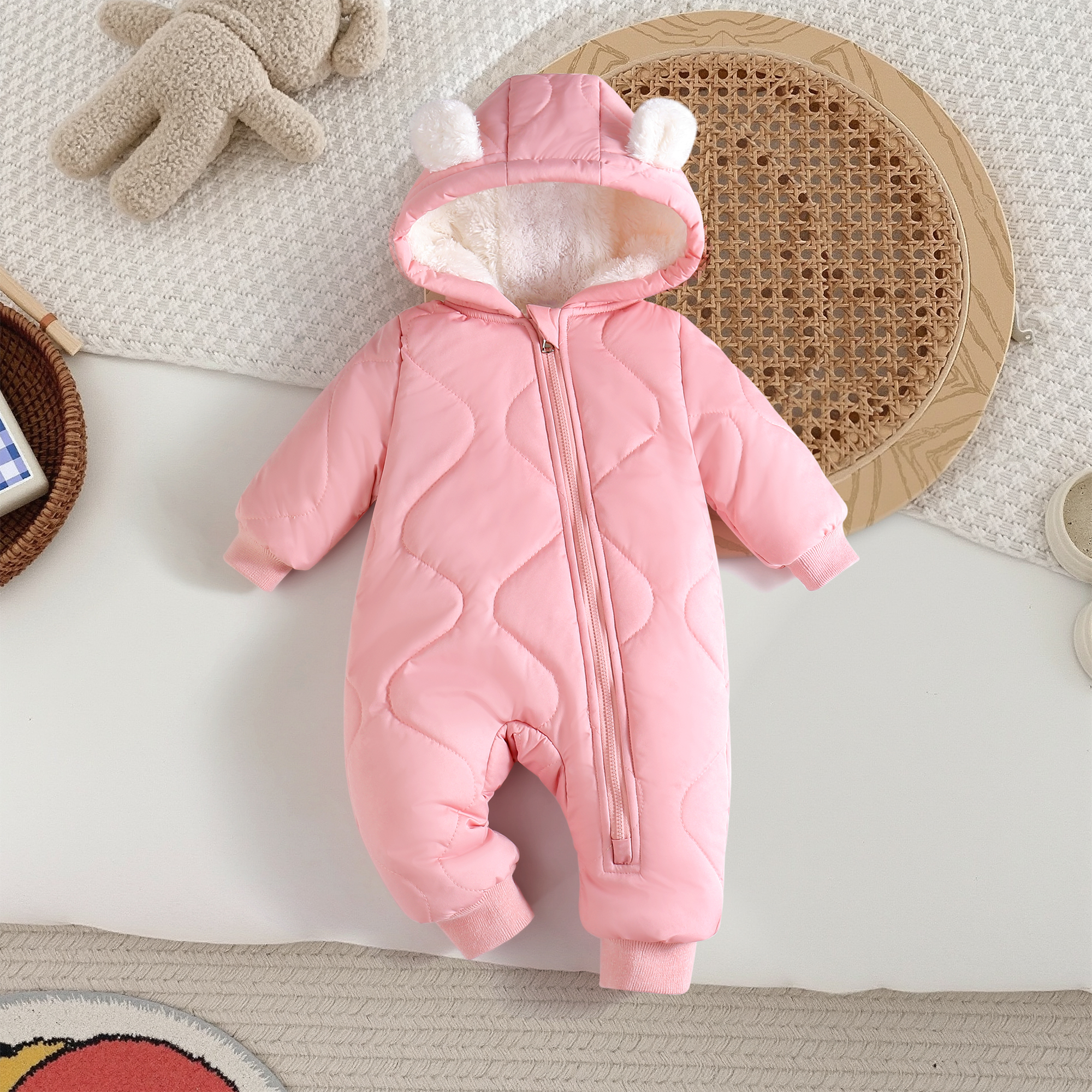 Autumn and Winter Thickened Co – Kids Outdoor Jumpsuit Bewertung und Preis