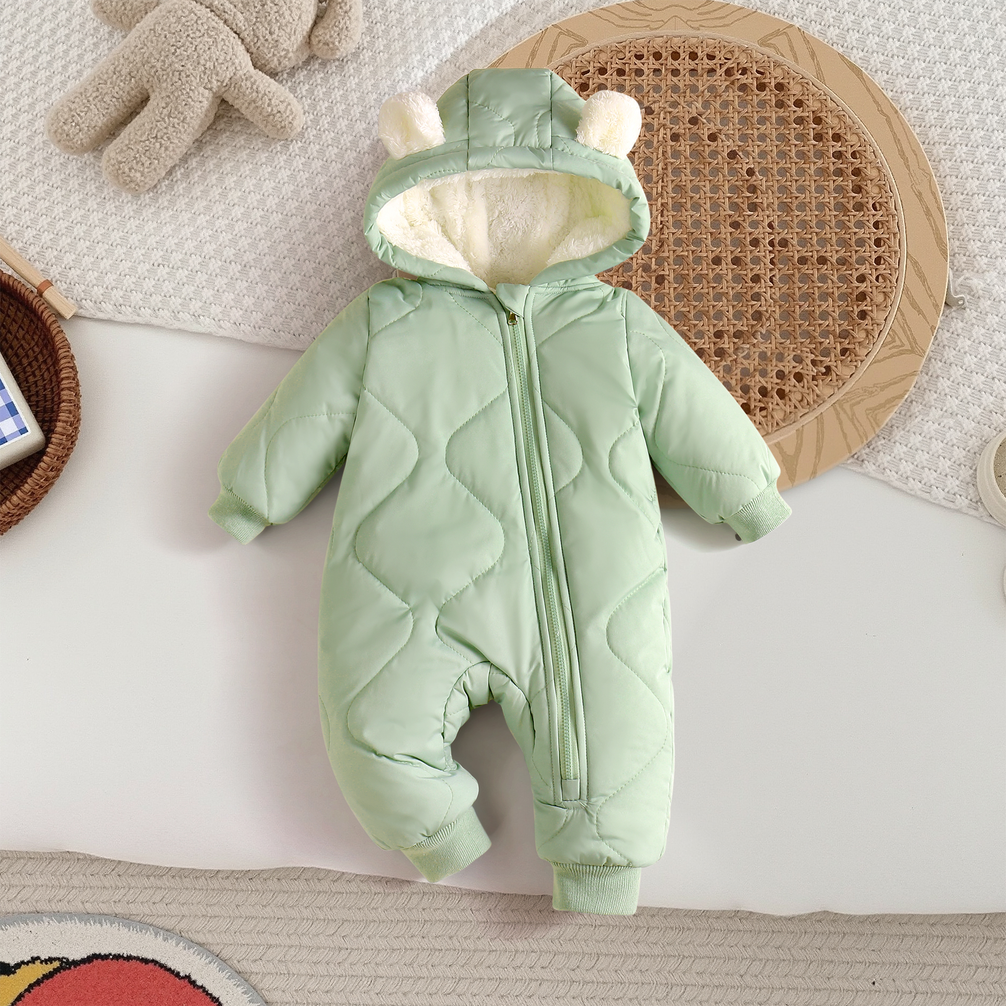 Autumn and Winter Thickened Co – Kids Outdoor Jumpsuit Bewertung und Preis