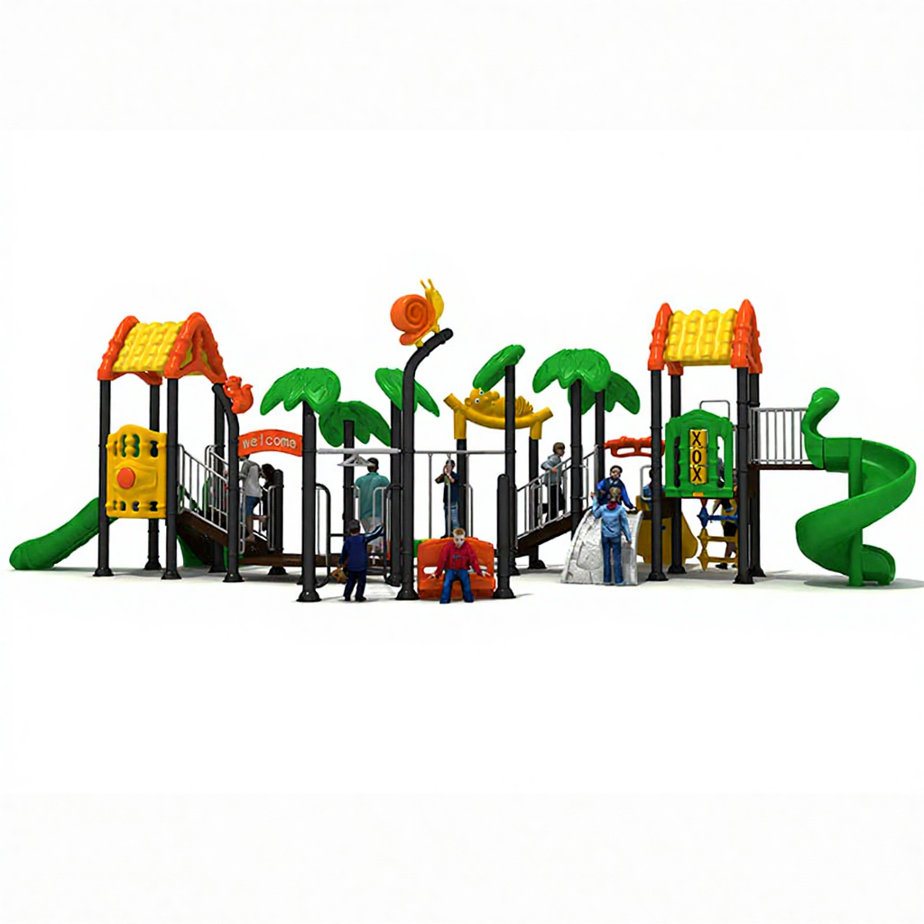 High-Level Outdoor Playground  – Kids Outdoor Area Bewertung und Preis