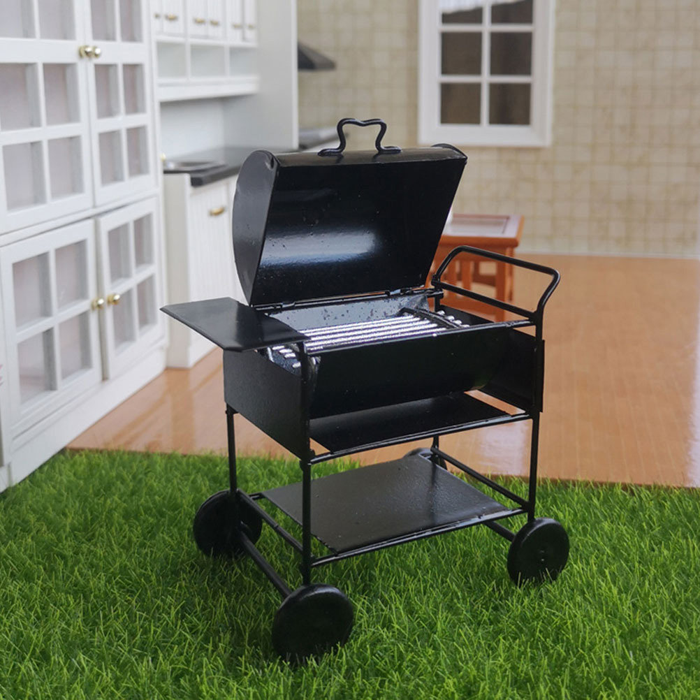 Mini Barbecue Cart for Dollhou – Kids Outdoor Doll House Bewertung und Preis