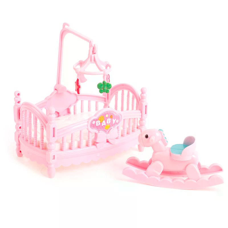 Miniature Crib Wooden Horse Se – Kids Outdoor Doll House Bewertung und Preis