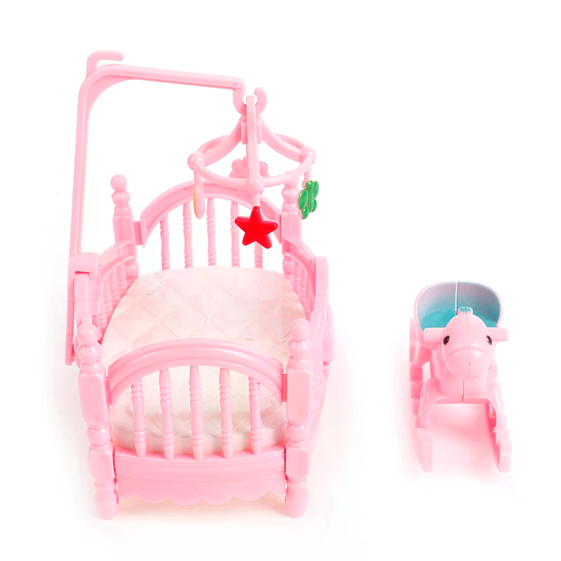Miniature Crib Wooden Horse Se – Kids Outdoor Doll House Bewertung und Preis