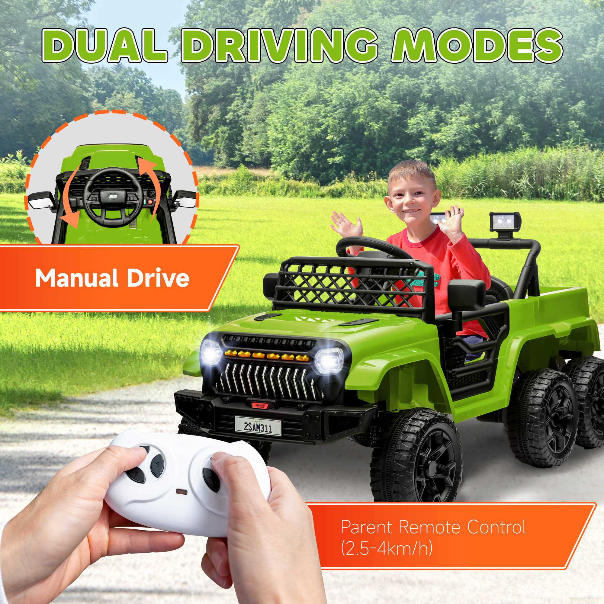 Kids Electric Ride On Toy 12V  – Kids Outdoor Ride On Bewertung und Preis