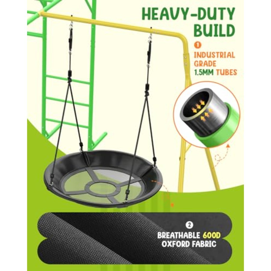 Monkey Bars Set for Backyard w – Kids Outdoor Monkey Bars Bewertung und Preis